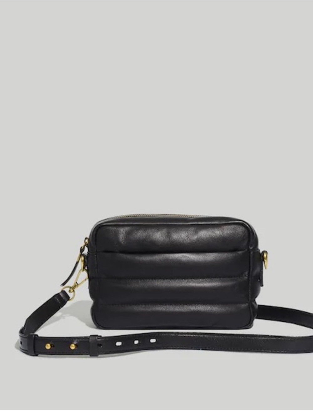 Madewell The Transport Camera Bag in True Black
